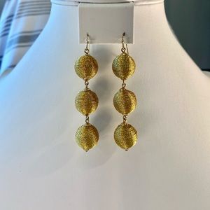 Cute, Preppy Yellow Statement Earrings